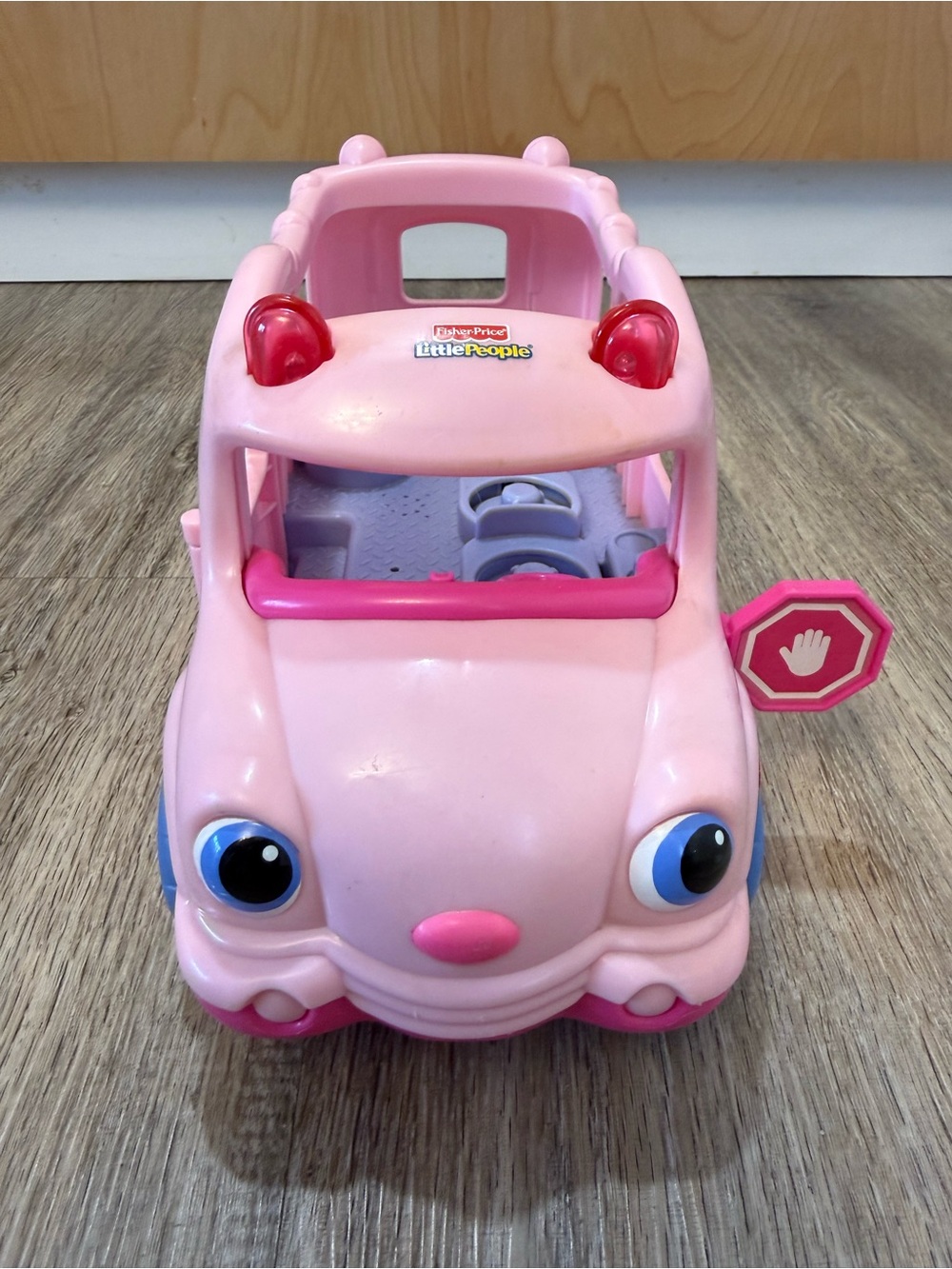 Vintage 2005 Little People Pink School Bus